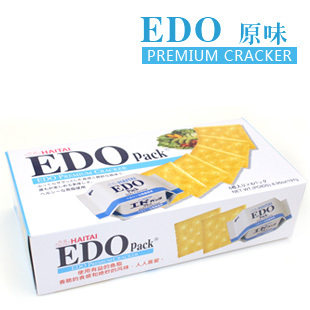 EDO Pack原味蘇打餅干 172g  韓國巨浪大切海太